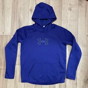 Under Armour Storm Cold Gear Hoodie Womens Medium Purple Pullover Logo